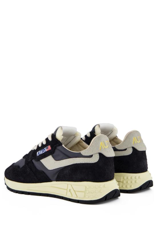 26FW 오트리 릴윈드 로우 나일론 스웨이드 스니커즈 WWLMNC05 WHT BLACK - AUTRY