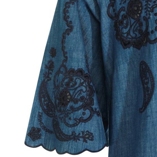 26FW 짐머만 롱 원피스 8358DSS261RWBLU Blue - ZIMMERMANN