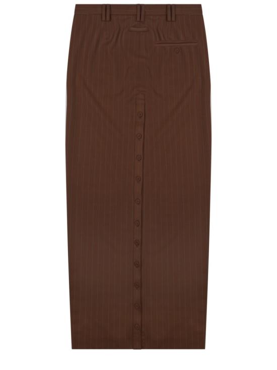26SS 장 폴 고티에 롱 스커트 SK025 W0546056 Brown - JEAN PAUL GAULTIER