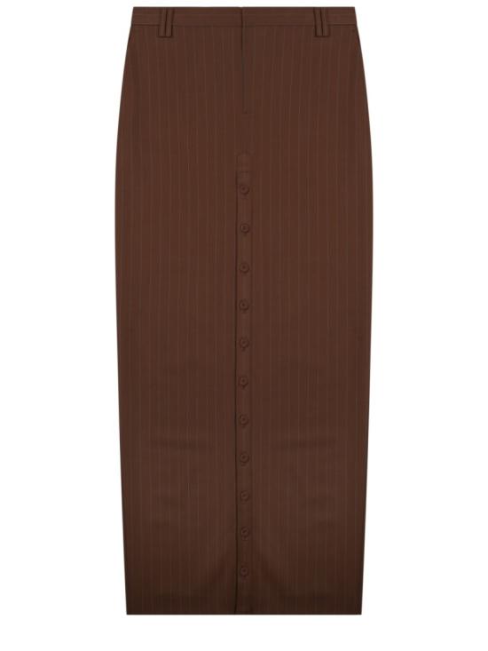 26SS 장 폴 고티에 롱 스커트 SK025 W0546056 Brown