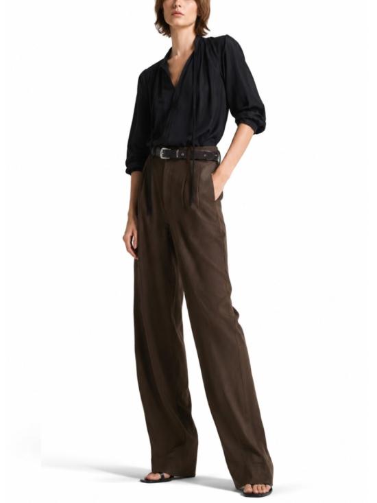 26SS 르메르 트위스트 벨티드 팬츠 PA326 LD1068BR423 Brown - LEMAIRE