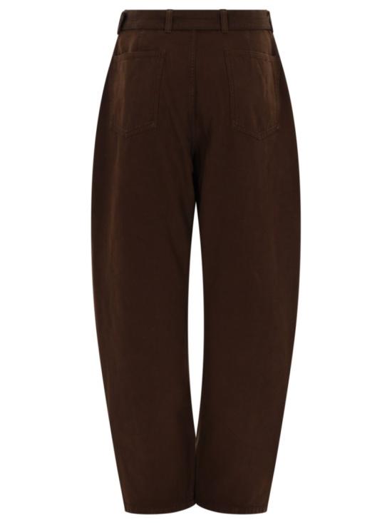 26SS 르메르 트위스트 벨티드 팬츠 PA326 LD1068BR423 Brown - LEMAIRE