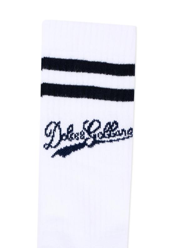 26FW [키즈] 돌체앤가바나 발목 양말 LBKAE5 JBCKR W4335 WHITE - DOLCE & GABBANA