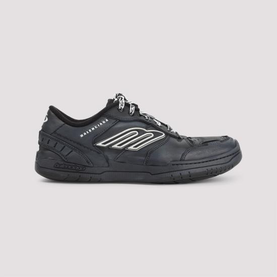 26FW 발렌시아가 햄튼스 미디움 원 아웃 스니커즈 841765 WCURB 1000 BLACK - BALENCIAGA