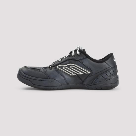 26FW 발렌시아가 햄튼스 미디움 원 아웃 스니커즈 841765 WCURB 1000 BLACK - BALENCIAGA