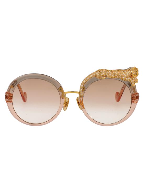 26SS 안나 카린 클라슨 선글라스 ROSE ET LA ROUE CRYSTAL Tobacco brown