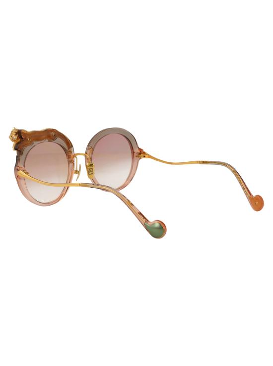 26SS 안나 카린 클라슨 선글라스 ROSE ET LA ROUE CRYSTAL Tobacco brown - ANNA KARIN KARLSSON