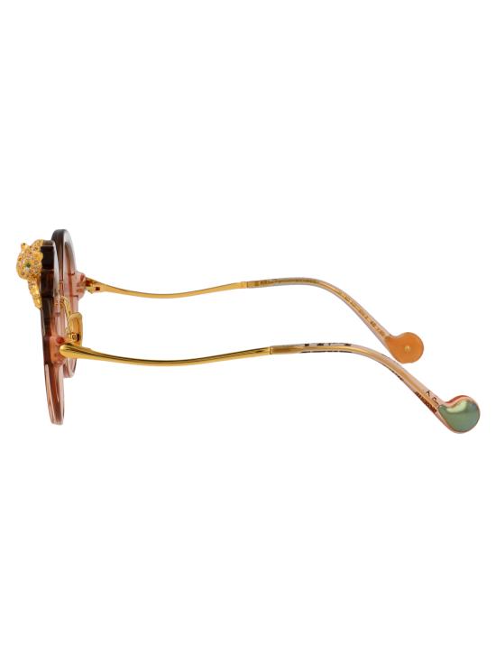 26SS 안나 카린 클라슨 선글라스 ROSE ET LA ROUE CRYSTAL Tobacco brown - ANNA KARIN KARLSSON