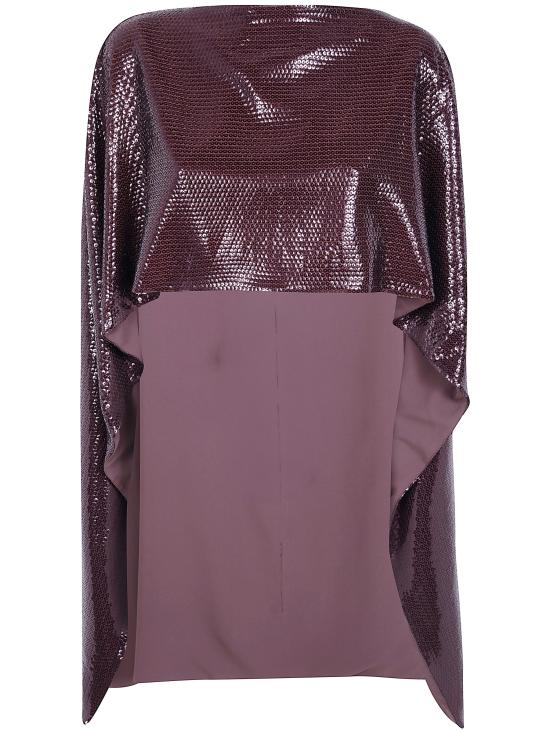 26FW 알베르타 페레티 케이프 3307 6646 0104 BROWN