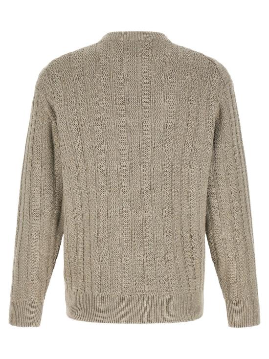 26FW 휴고보스 스웨터 면 스웨터, 스웨터 및 가디건 베이지색 - HUGO BOSS
