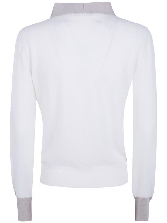 26FW 안네클레르 스웨터 D1869 857 730 WHITE OYSTER - ANNECLAIRE