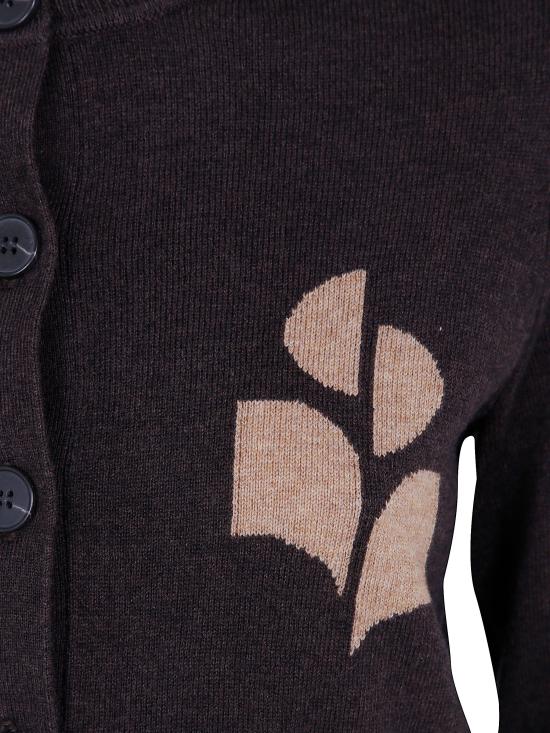 26FW 이자벨마랑에뚜왈 가디건 23ACA0040FA A1X05E 099 50CL CHOCOLATE - ISABEL MARANT ETOILE