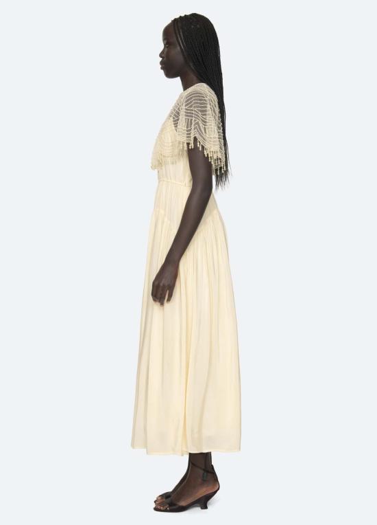  씨뉴욕 롱 원피스 AW26 073 CREAM - SEA NY