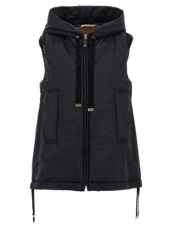 26FW 막스마라 더 큐브 패딩 조끼 그린고 질레 블랙