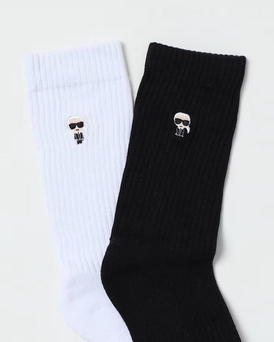 26SS 칼라거펠트 양말 96KW6003 mix BIANCO NERO - KARL LAGERFELD