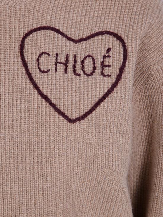 26FW 끌로에 스웨터 CH26AMP41710 218 BLEACHED BROWN - CHLOE