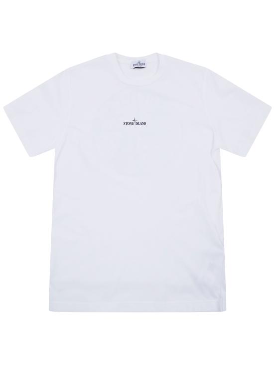26FW [키즈] 스톤 아일랜드 티셔츠 L2 S16 21000 06 S0510 V0001 WHITE