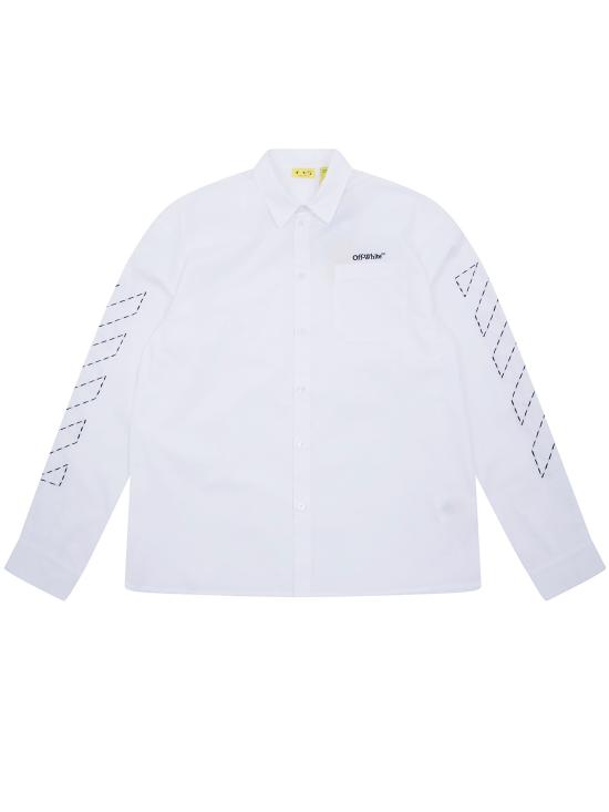 26FW [키즈] 오프화이트 셔츠 44BGE008F26F001101 WHITE T