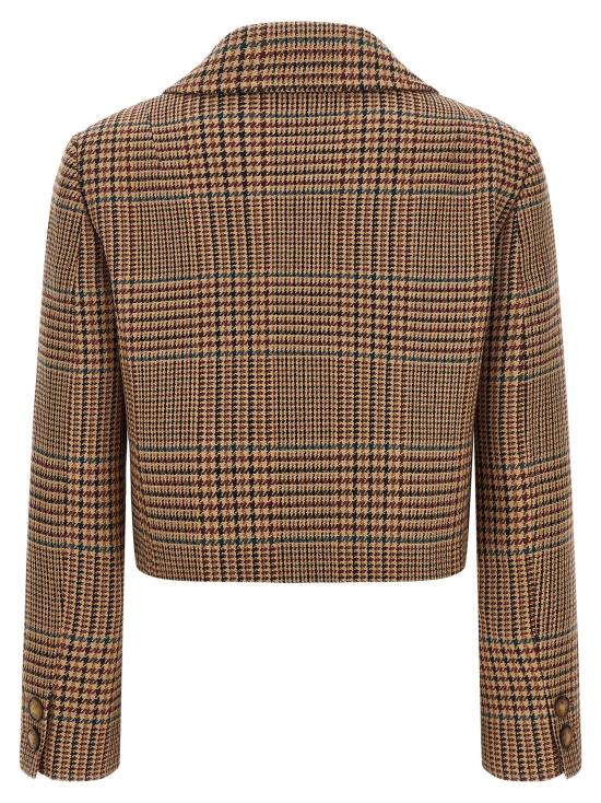 26FW 에트로 수트 자켓 프린스 오브 웨일스 블레이저 브라운 - ETRO