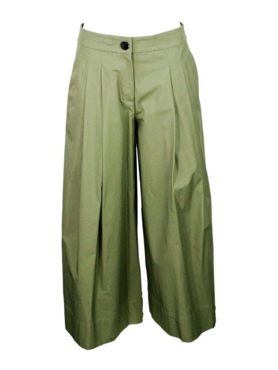 26SS 알마니 스트레이트 팬츠 XW002005AF18863U7043 Green