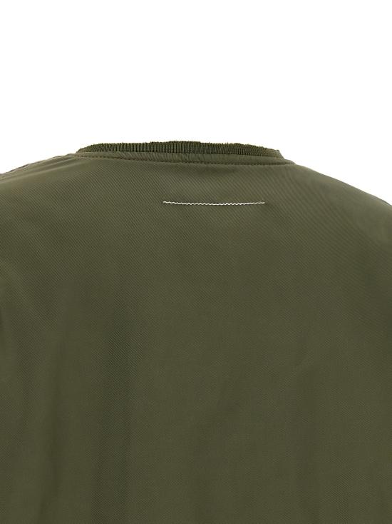 26FW MM6 메종마르지엘라 자켓 조각적인 밑단 재킷  재킷 (녹색) - MM6 MAISON MARGIELA