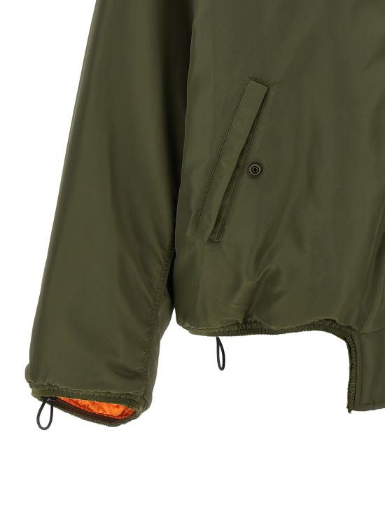 26FW MM6 메종마르지엘라 자켓 조각적인 밑단 재킷  재킷 (녹색) - MM6 MAISON MARGIELA