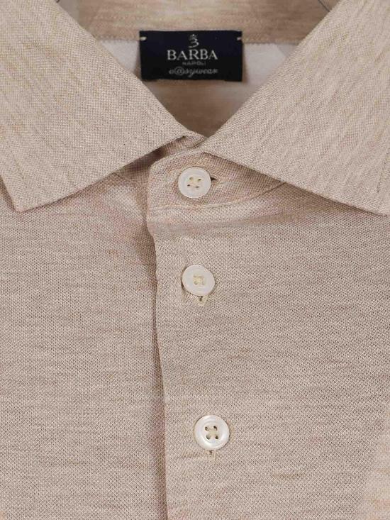 25FW 발바 폴로 티셔츠 700091303VAR0802 Beige - BARBA