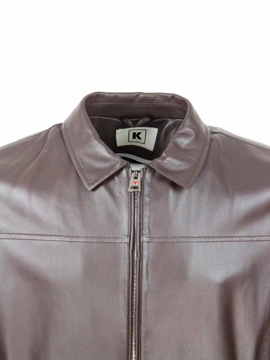 26SS 키레드 가죽 자켓 WJUANW8350505101 Dark Brown - KIRED