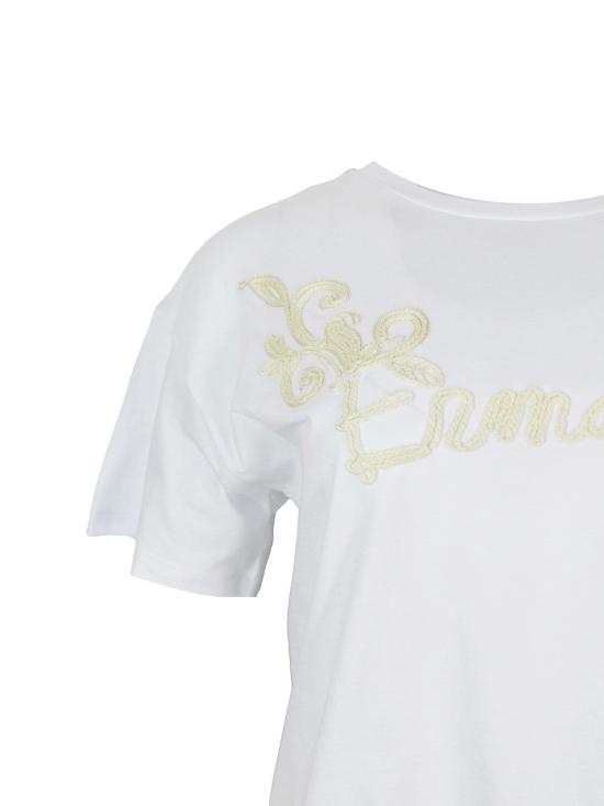 26SS 에르마노 피렌제 반팔 티셔츠 D48EL039EE8MFB20 WHITE - ERMANNO FIRENZE