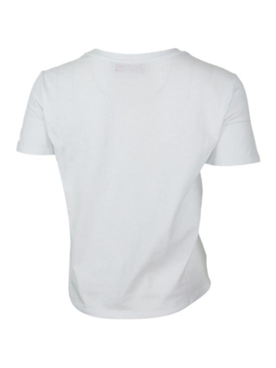 26SS 에르마노 피렌제 반팔 티셔츠 D48EL090EE4MFA39 WHITE - ERMANNO FIRENZE
