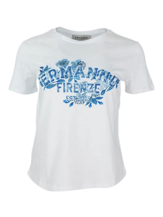 26SS 에르마노 피렌제 반팔 티셔츠 D48EL090EE4MFA39 WHITE
