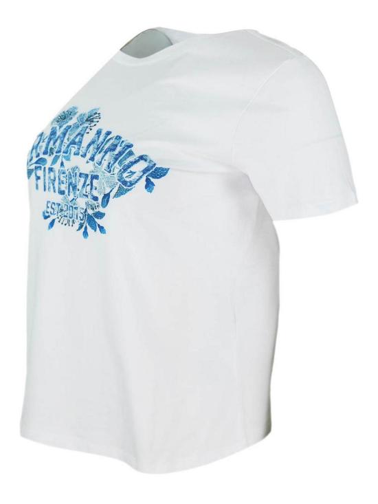 26SS 에르마노 피렌제 반팔 티셔츠 D48EL090EE4MFA39 WHITE - ERMANNO FIRENZE