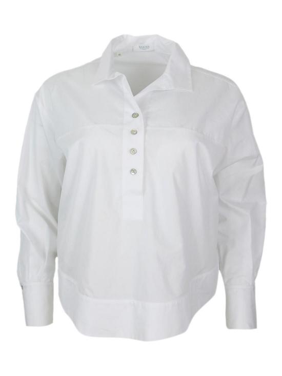 26FW 발바 셔츠 874071PZ84100001 White