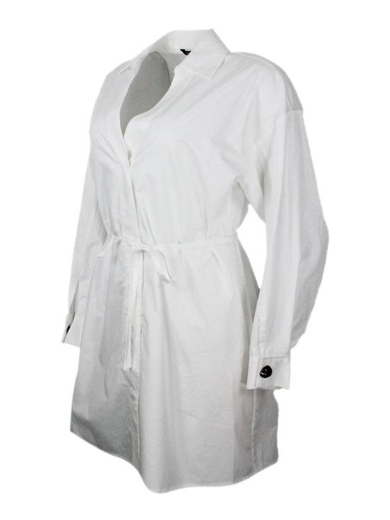 26SS 알마니 미디 스커트 XW002007AF18862U002 White - ARMANI