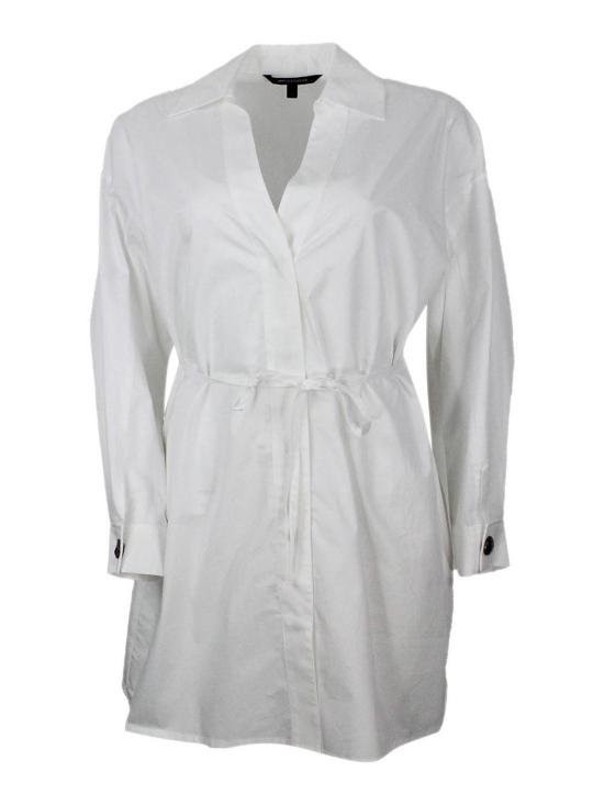 26SS 알마니 미디 스커트 XW002007AF18862U002 White