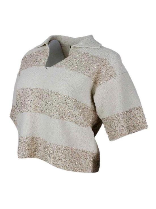 26SS 파비아나 필리피 탑 MAD276F538M101VR1 Cream - FABIANA FILIPPI