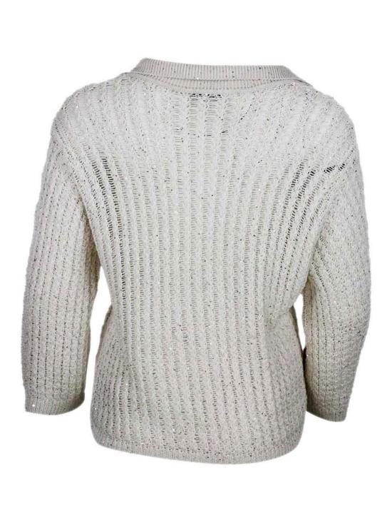 26SS 안토넬리 피렌체 탑 GERBERA41770Q40809 Cream - ANTONELLI FIRENZE