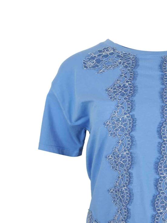 26SS 에르마노 피렌제 반팔 티셔츠 D48EL029EE3MF157 LIGHT BLUE - ERMANNO FIRENZE