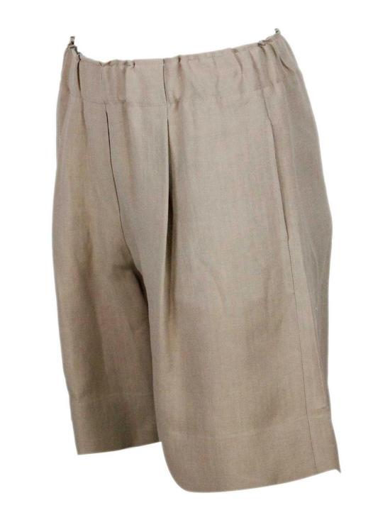 26SS 안토넬리 피렌체 숏팬츠 SINDYL8584Q935 Beige - ANTONELLI FIRENZE