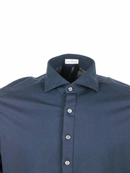 26SS 손리사 폴로 티셔츠 FJ7174J13302 Blue - SONRISA