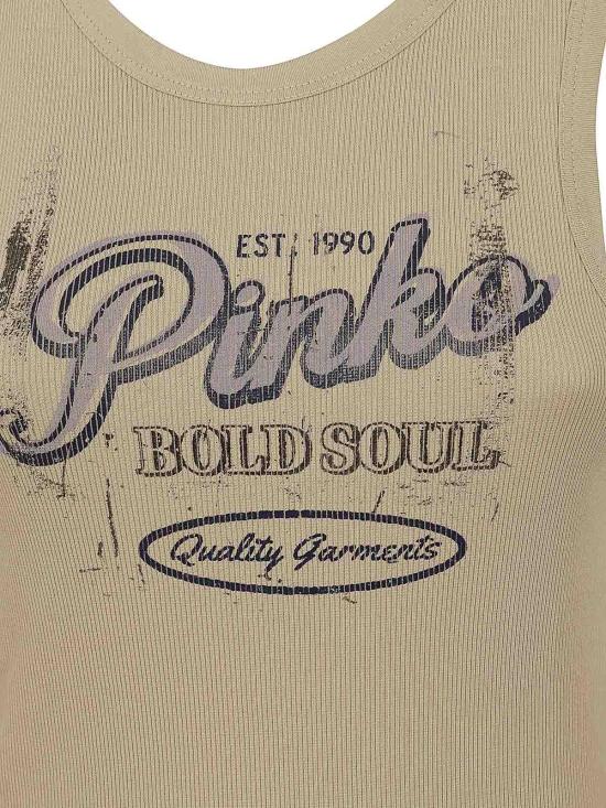 25FW 핑코 민소매 티셔츠 106900A3BYC19 Blue - PINKO