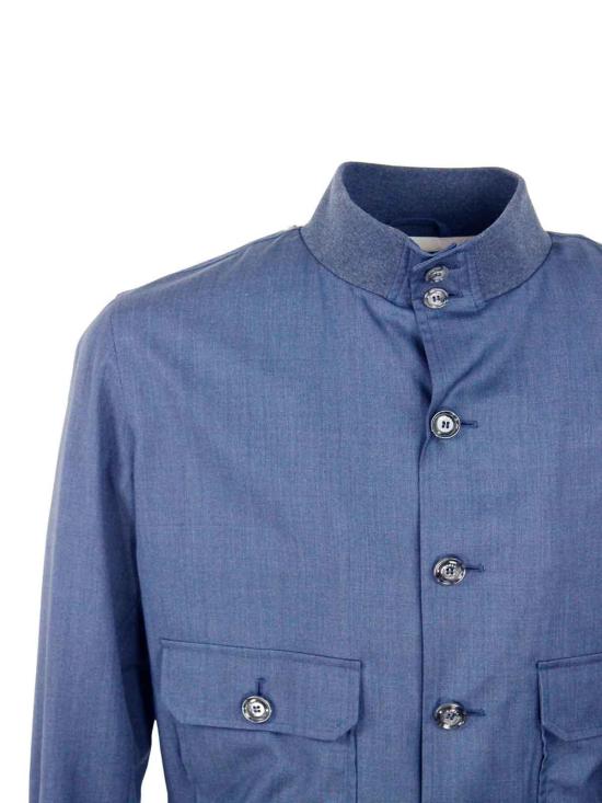 26SS 발바 봄버 자켓 VERMONT5306987 Blue - BARBA