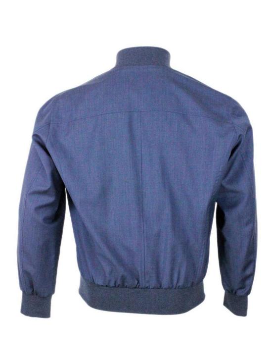 26SS 발바 봄버 자켓 VERMONT5306987 Blue - BARBA