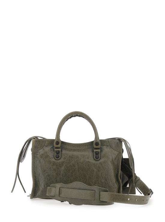 26FW 발렌시아가 르 시티 백 스몰 8657622ACFH3258 Green - BALENCIAGA