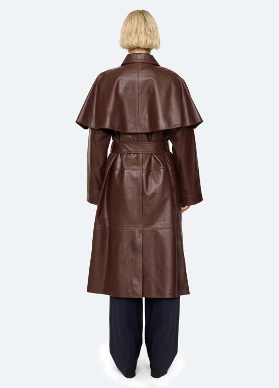  씨뉴욕 트렌치 코트 AW26 004 BROWN - SEA NY
