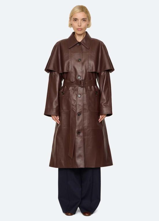  씨뉴욕 트렌치 코트 AW26 004 BROWN