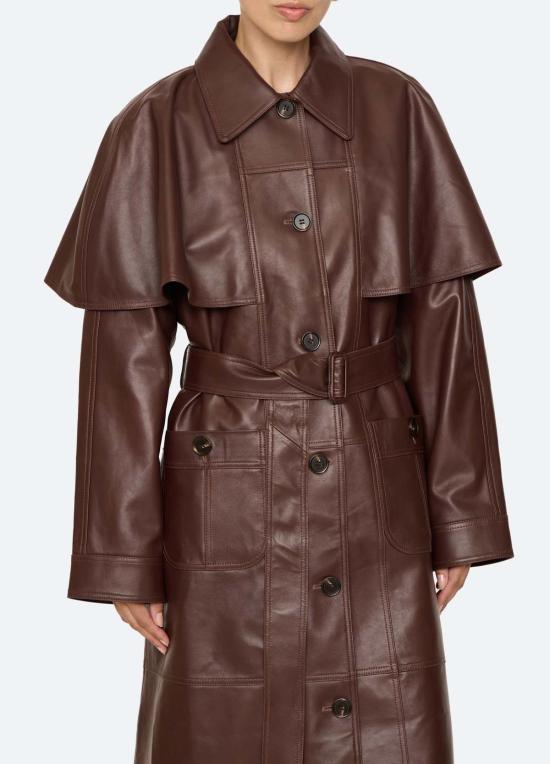  씨뉴욕 트렌치 코트 AW26 004 BROWN - SEA NY