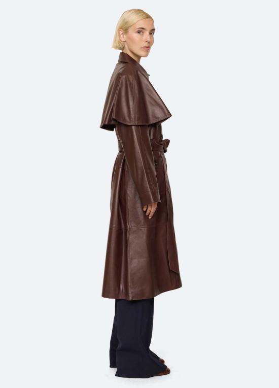  씨뉴욕 트렌치 코트 AW26 004 BROWN - SEA NY