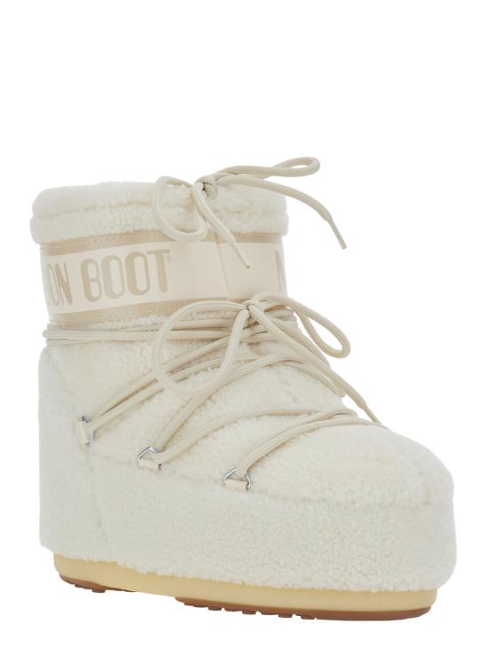 26FW 문부츠 아이콘 나일론 로우 부츠 80D1409700H017 White - MOON BOOT