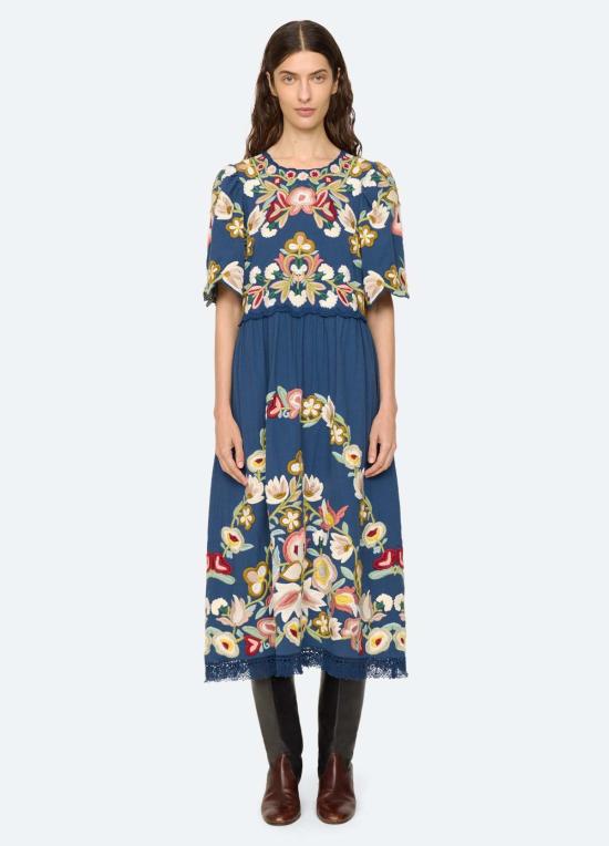  씨뉴욕 롱 원피스 AW26 060 BLUE - SEA NY